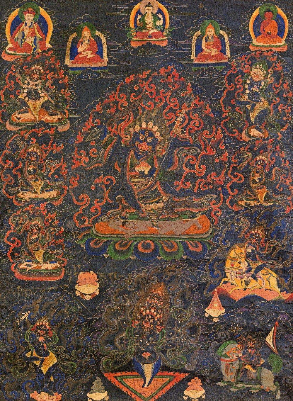 护法神的形象是怎样的