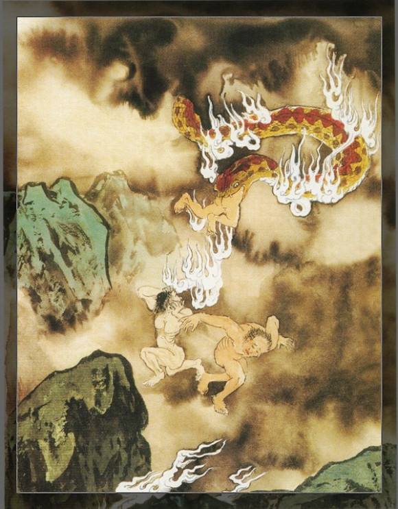 恶口的报应-极度痛苦的毒蛇钉肠地狱