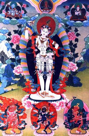 佛学：一髻佛母、光明佛母、大白伞盖佛母、尊胜佛母、阿企佛母